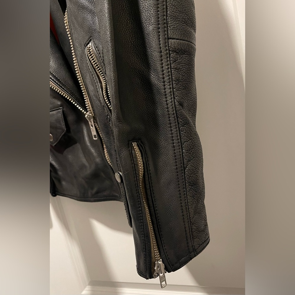 We The Free Jealousy Black Leather Jacket - Picture 10 of 16
